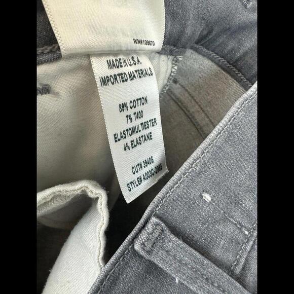 Agolde Sophie High Rise Skinny Jeans Gray Size 24x30 - Picture 5 of 5